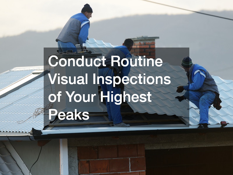 Conduct Routine Visual Inspections of Your Highest Peaks