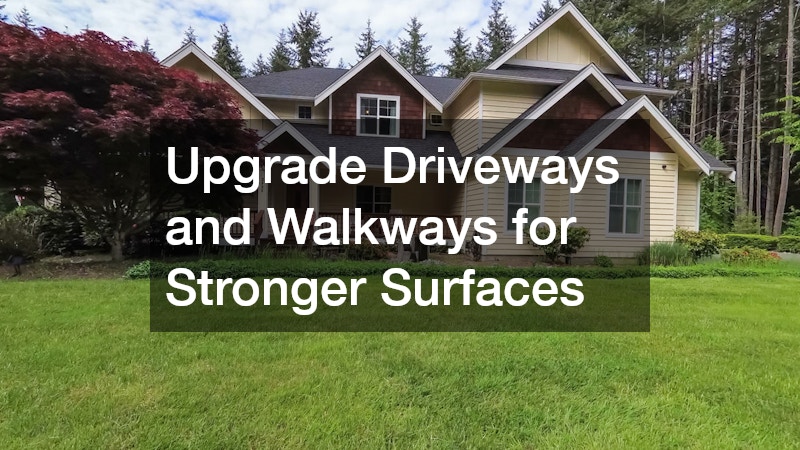 Upgrade Driveways and Walkways for Stronger Surfaces
