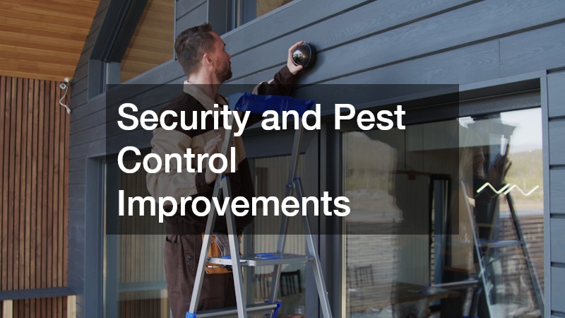 Security and Pest Control Improvements