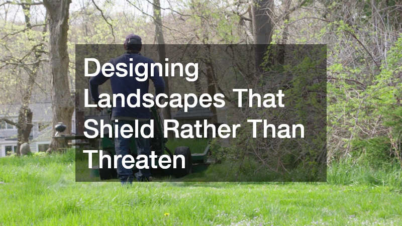 Designing Landscapes That Shield Rather Than Threaten