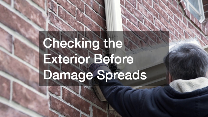 Checking the Exterior Before Damage Spreads