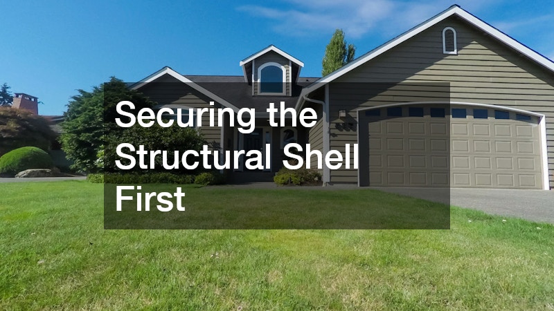 Securing the Structural Shell First