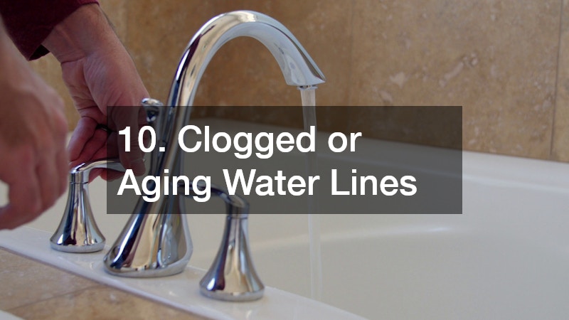 10. Clogged or Aging Water Lines