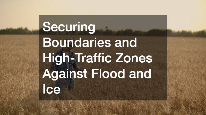Securing Boundaries and High-Traffic Zones Against Flood and Ice