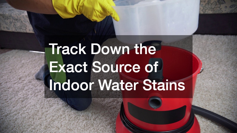 Track Down the Exact Source of Indoor Water Stains