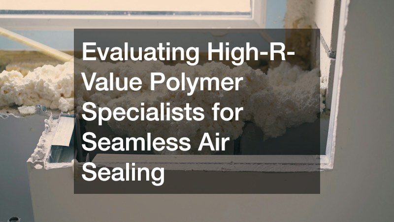 Evaluating High-R-Value Polymer Specialists for Seamless Air Sealing