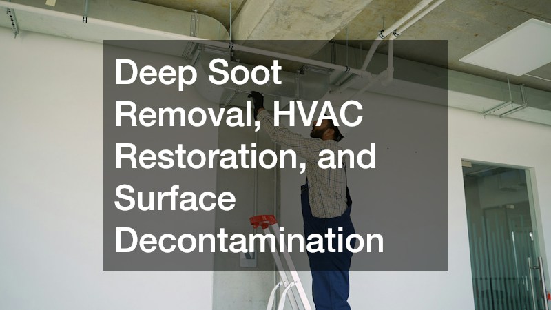 Deep Soot Removal, HVAC Restoration, and Surface Decontamination