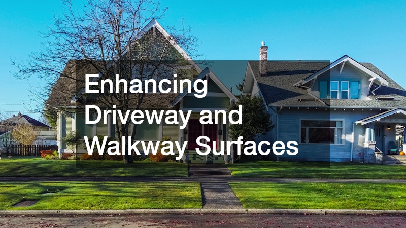 Enhancing Driveway and Walkway Surfaces