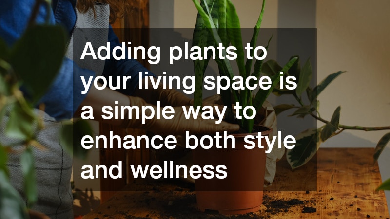 Adding plants to your living space is a simple way to enhance both style and wellness