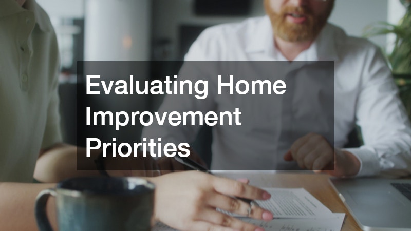 Evaluating Home Improvement Priorities