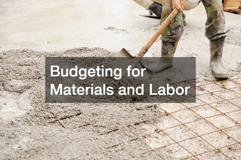 Budgeting for Materials and Labor