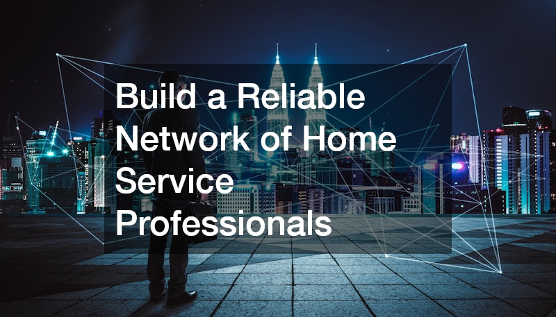 Build a Reliable Network of Home Service Professionals