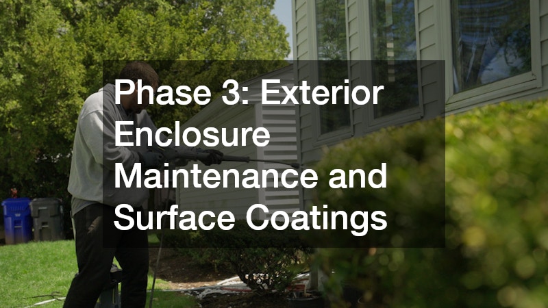Phase 3: Exterior Enclosure Maintenance and Surface Coatings