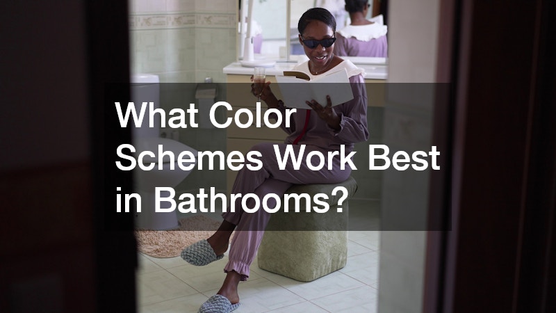 What Color Schemes Work Best in Bathrooms?
