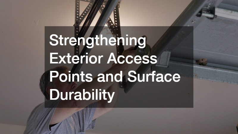 Strengthening Exterior Access Points and Surface Durability