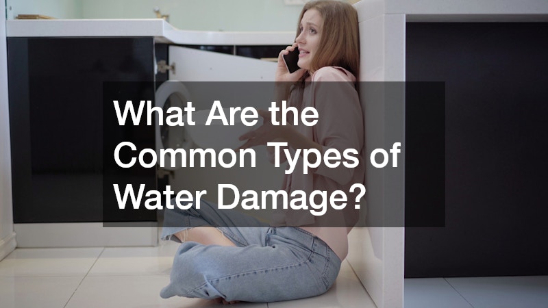 What Are the Common Types of Water Damage?