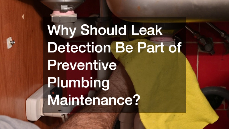 Why Should Leak Detection Be Part of Preventive Plumbing Maintenance?