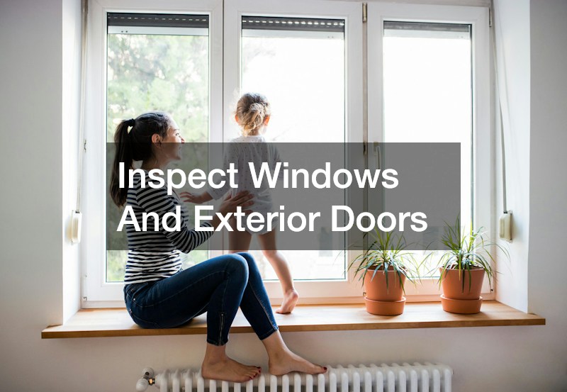 Inspect Windows And Exterior Doors