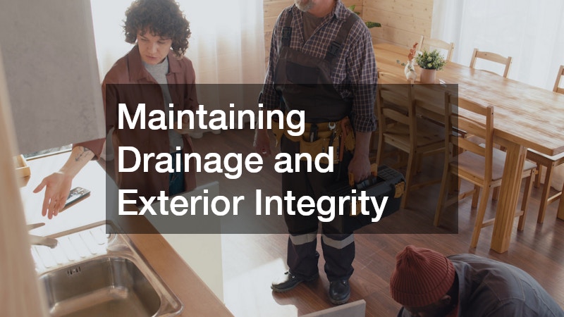 Maintaining Drainage and Exterior Integrity