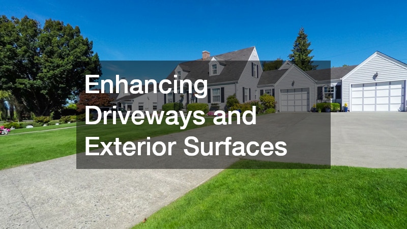 Enhancing Driveways and Exterior Surfaces