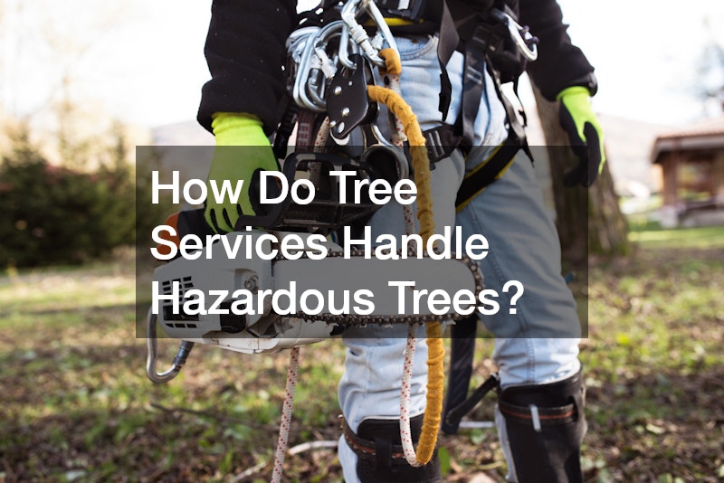 How Do Tree Services Handle Hazardous Trees?
