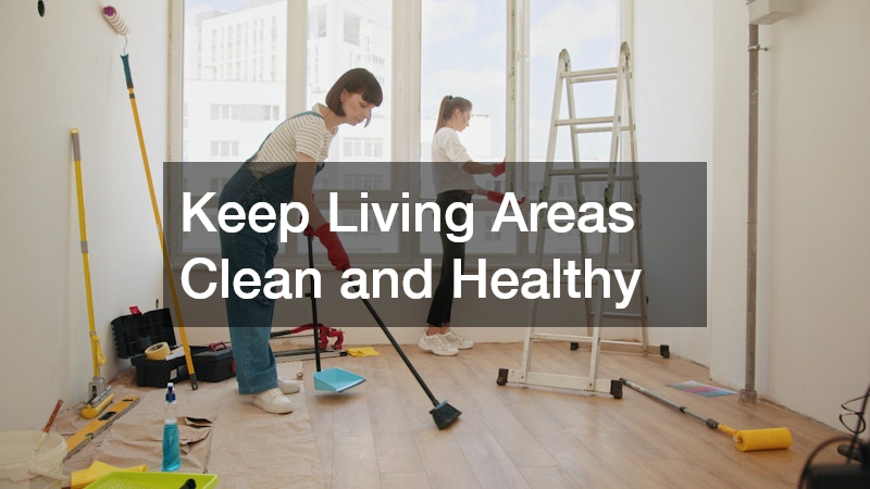 Keep Living Areas Clean and Healthy
