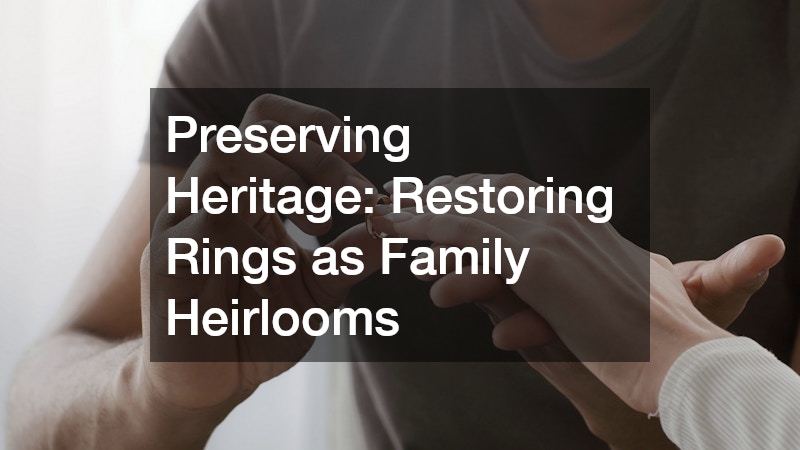 Preserving Heritage: Restoring Rings as Family Heirlooms