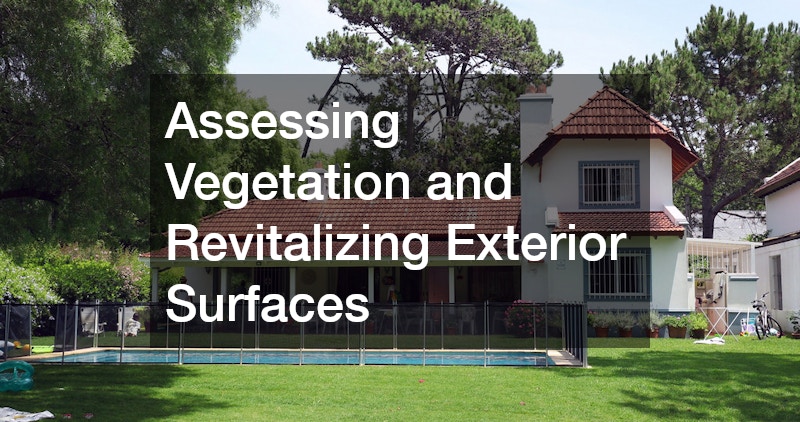 Assessing Vegetation and Revitalizing Exterior Surfaces