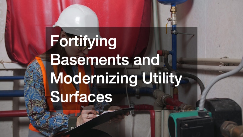 Fortifying Basements and Modernizing Utility Surfaces