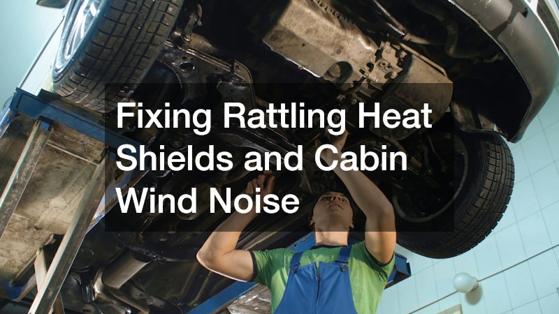 Fixing Rattling Heat Shields and Cabin Wind Noise
