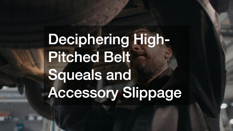 Deciphering High-Pitched Belt Squeals and Accessory Slippage