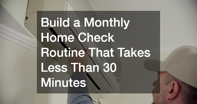 Build a Monthly Home Check Routine That Takes Less Than 30 Minutes