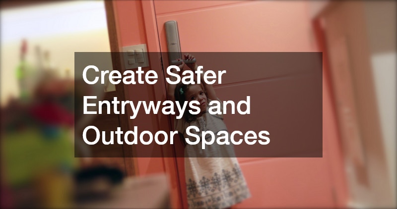 Create Safer Entryways and Outdoor Spaces