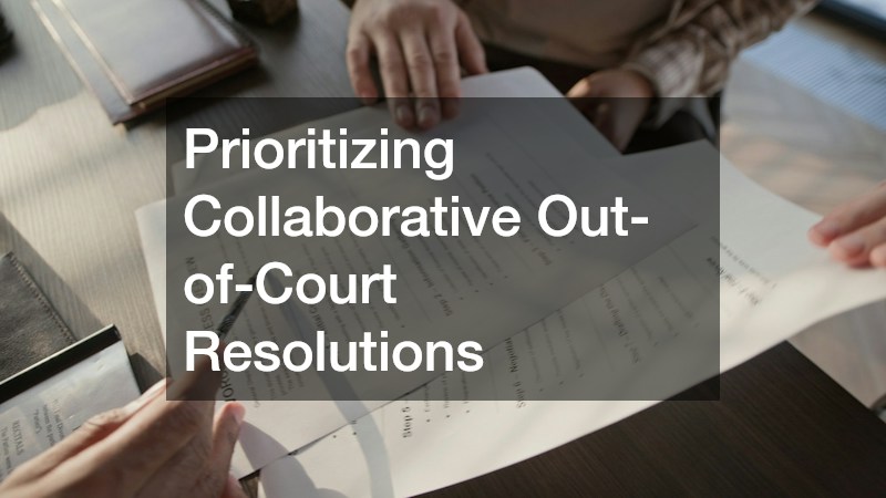 Prioritizing Collaborative Out-of-Court Resolutions