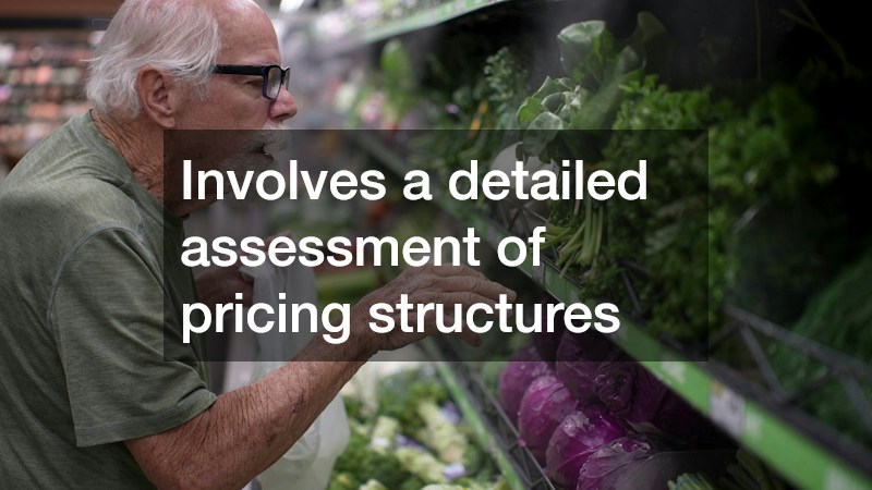 Involves a detailed assessment of pricing structures