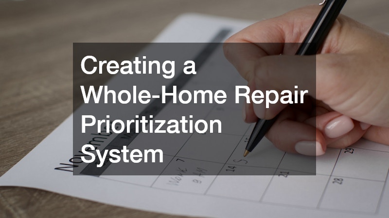 Creating a Whole-Home Repair Prioritization System