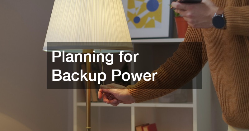 Planning for Backup Power