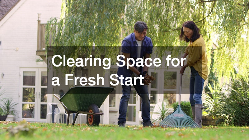 Clearing Space for a Fresh Start
