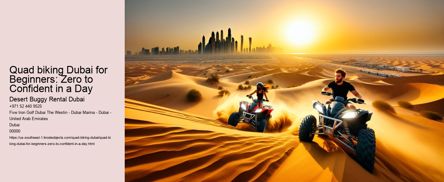 Quad biking Dubai for Beginners: Zero to Confident in a Day
