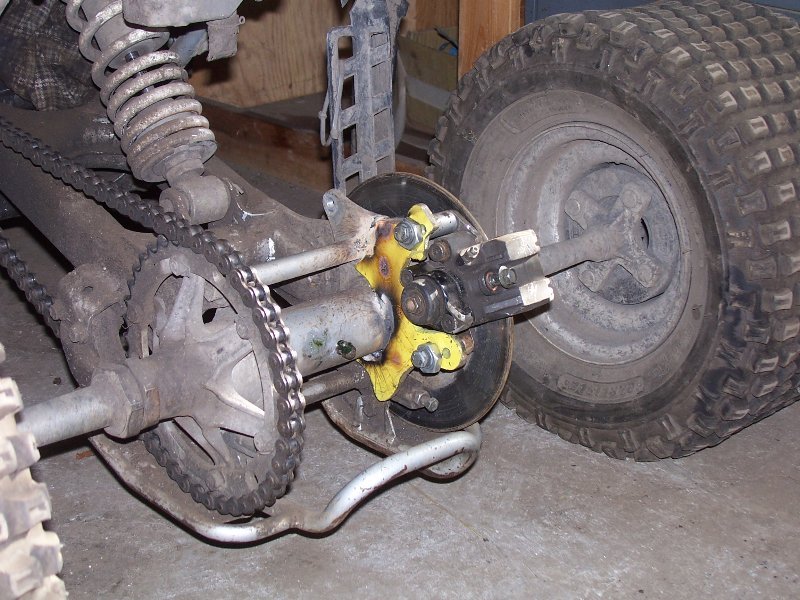 blaster hydraulic brake conversion ATV Repair and Modifications