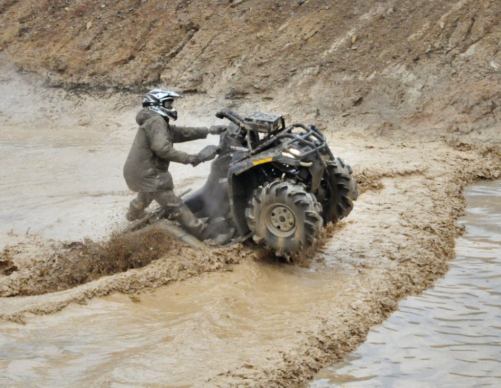 Mud Bog Mud & Water ATV Riding QUADCRAZY