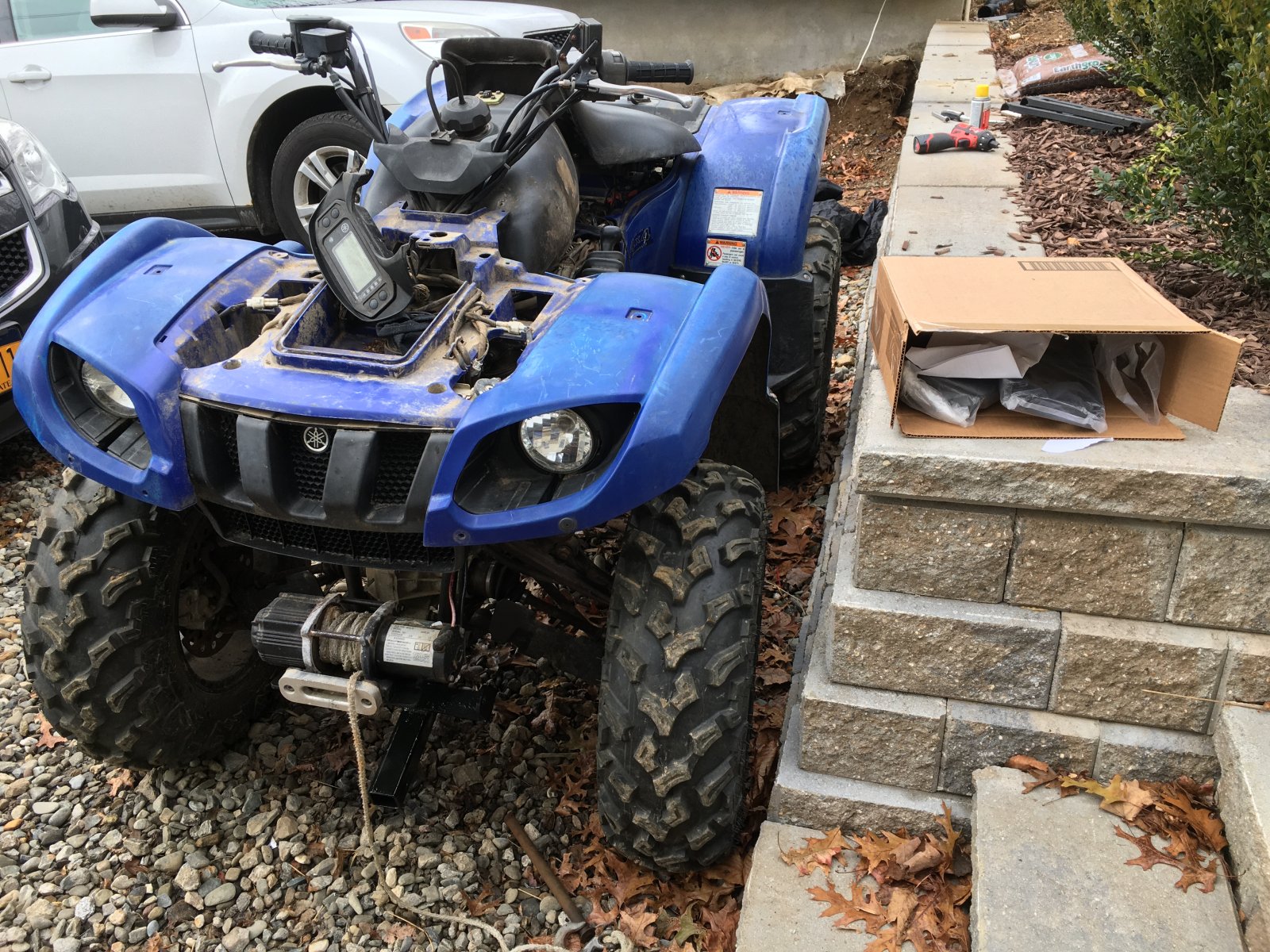 2004 Yamaha Grizzly 660 Remove Front Bumper ATV Repair and
