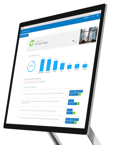 survey reporting dashboards visulize