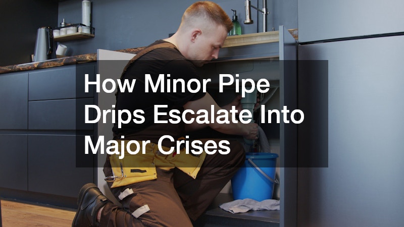 How Minor Pipe Drips Escalate Into Major Crises
