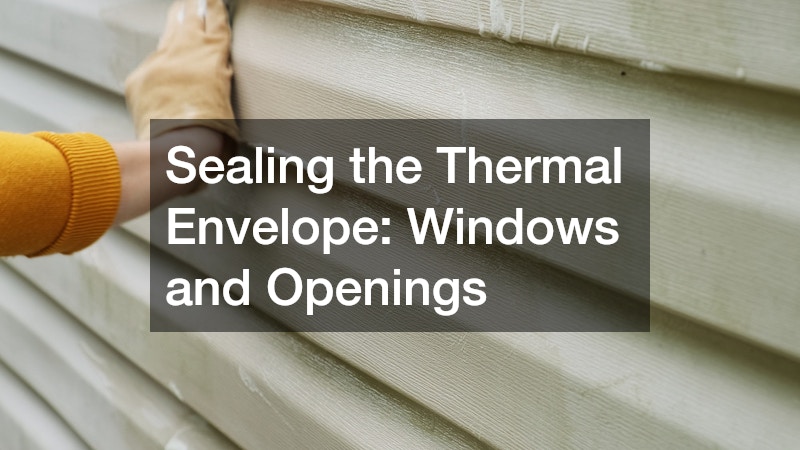 Sealing the Thermal Envelope: Windows and Openings