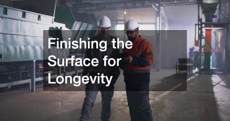 Finishing the Surface for Longevity