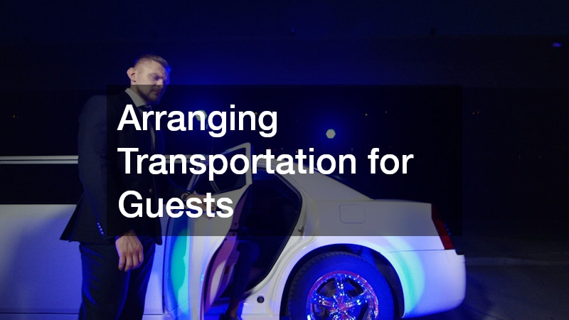 Arranging Transportation for Guests