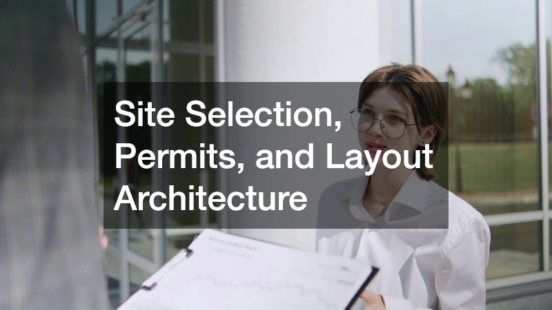 Site Selection, Permits, and Layout Architecture