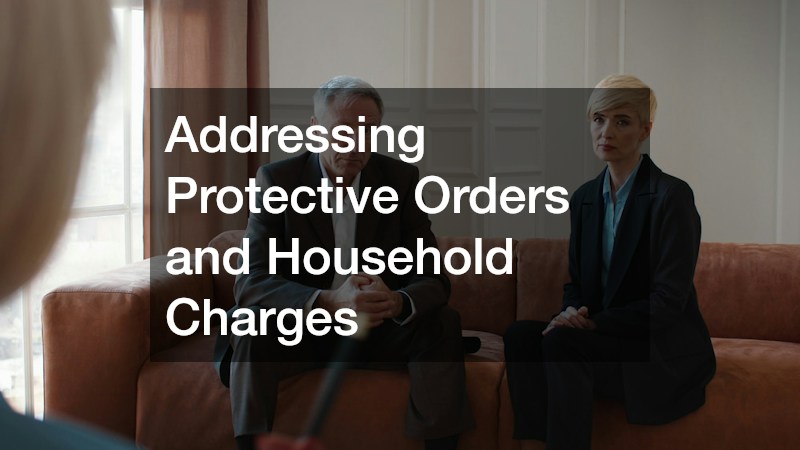 Addressing Protective Orders and Household Charges