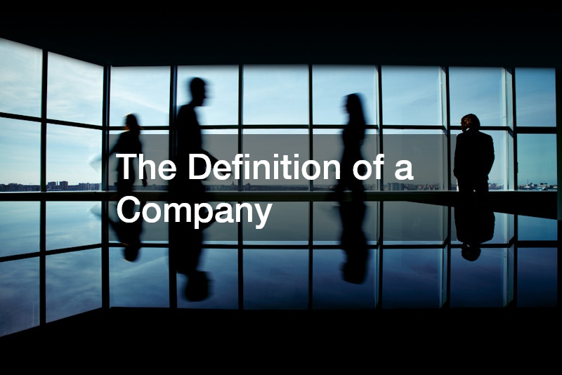 The Definition of a Company